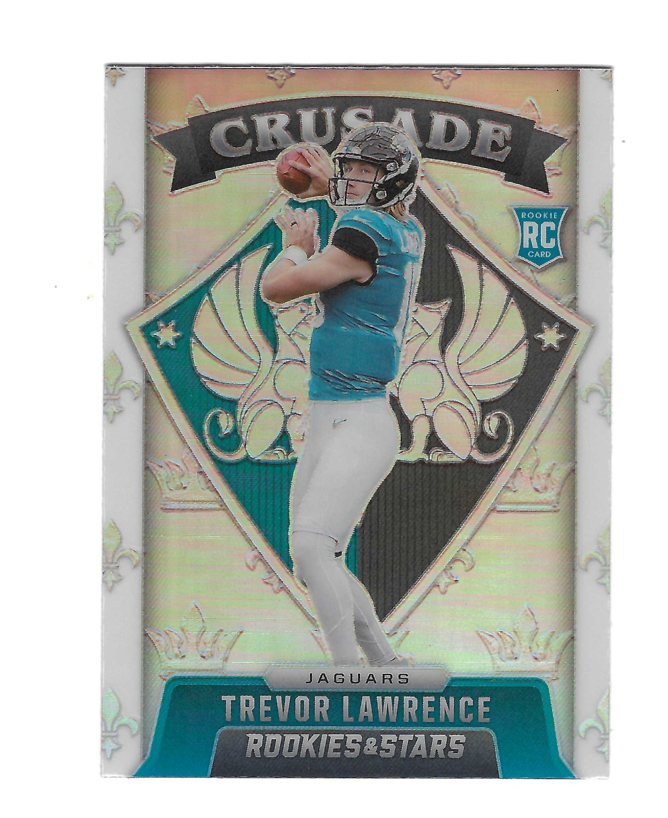 TREVOR LAWRENCE 2021 ROOKIES & STARS CRUSADE SILVER PRIZM ROOKIE #CR-20 $40.00