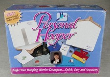 Personal Hooper Embroidery Hooping System w/ Support Leg & Husqvarna Accessories