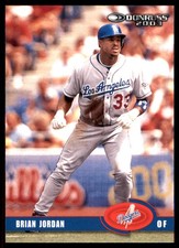 Brian Jordan 2003 Donruss #307 Dodgers MLB READ FREE SHIPPING AutographDen
