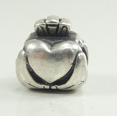 Authentic Chamilia Sterling Silver Irish Claddagh Ring Charm Bead