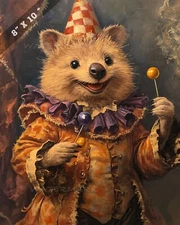 Spooky Jester Halloween Decor Digital Download - 8x10 Matte Print