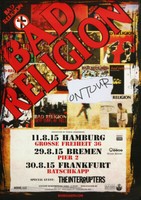 Bad Religion - Live On Tour , Hamburg 2015 | Konzertplakat | Poster