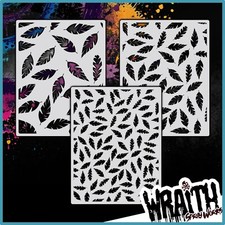 Leaf Camo Set 2 - Reusable Airbrush Stencil Template