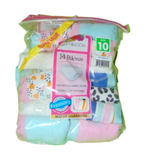 Fruit Of The Loom Bikini Underwear 10 Girls 14 Pack