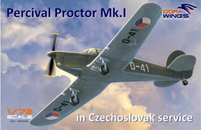 1/72 Dora Wings DW72003 Percival Proctor Mk.1 Czechoslovak service