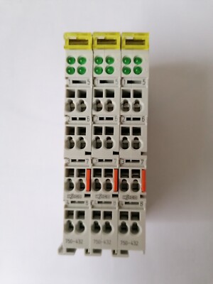 3 X Wago 4-Kanal-Digitaleingang 750-432