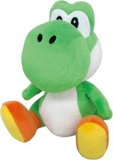 Nintendo Super Mario Brothers 2010 Yoshi Plush Child's Stuffed Toy Green 7" X 4"