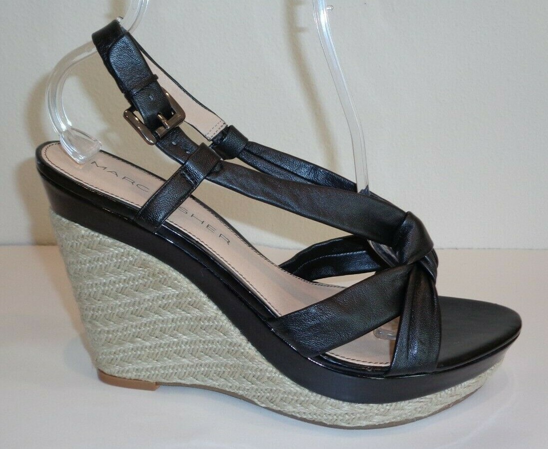 marc fisher wedges black