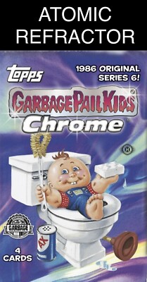 ATOMIC Refractor 2023 Garbage Pail Kids Chrome 6 Complete Your Set GPK U Pick