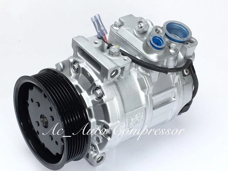 AUDI A8 QUATTRO 2004-2006; COMPRESOR DE AIRE ACONDICIONADO VOLKSWAGEN PHAETON 4,2 L REMAN. Foto 2 de 3