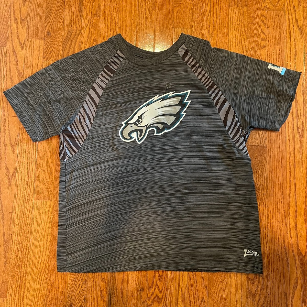 Zubaz NFL Team Apparel Philadelphia Eagles Super Bowl LII 52 Shirt Sz L