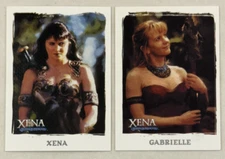 PROMO CARDS: XENA WARRIOR PRINCESS ART & IMAGES Rittenhouse 2004 Lot of 2: P1 P2