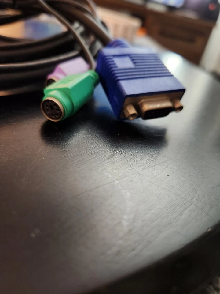 TRIPP LITE USB KVM SWITCH CABLE KIT B020/B022 SERIES 2X HD15 M/M 6.8 Feet #B0386 - Image 2 of 4