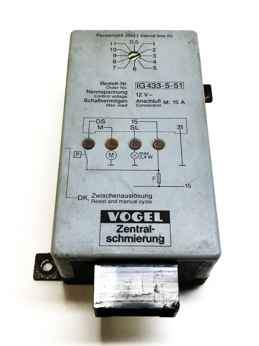 Vogel Central Lubrication Controller IG433-5-51 USED | eBay Vogel Central Lubrication Controller IG433-5-51 USED | eBay