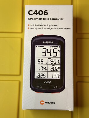 Blue Magene C406 Road Bicycle GPS Smart Wireless Waterproof Computer ANT+ Speedo