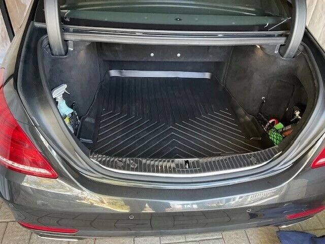 Alfombrilla de carga bandeja revestimiento maletero trasero para MERCEDES-BENZ CLASE S 2014-2020 nueva Foto 4 de 4
