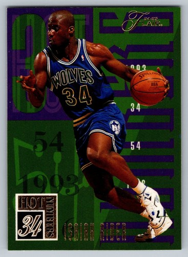 1994-95 Flair Hot Numbers #14 Isaiah Rider Minnesota Timberwolves | eBay