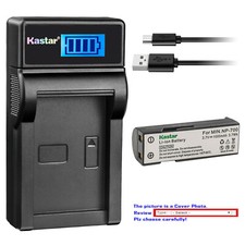 Kastar Battery LCD USB Charger for Konica Minolta NP-700 Dimage X50 Dimage X60