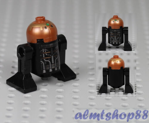 Star Wars Black Droid w/ Copper Dome R2-Q5 R2-D5 R4-G9 Custom Minifig 10188 6211 - Afbeelding 1 van 1
