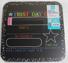 First and Last Day of School Sign 10"x10" My First Day of School Chalkboard NEW