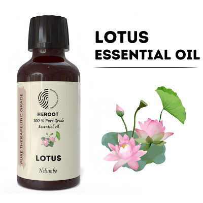 Heroot Lotus Essential Oil | Pure Lotus Oil | Aromatic Use