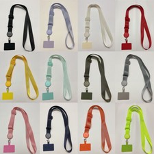 Phone Straps Lanyard Cell Phone Lanyards Flat Nylon Patch Necklace Fashion