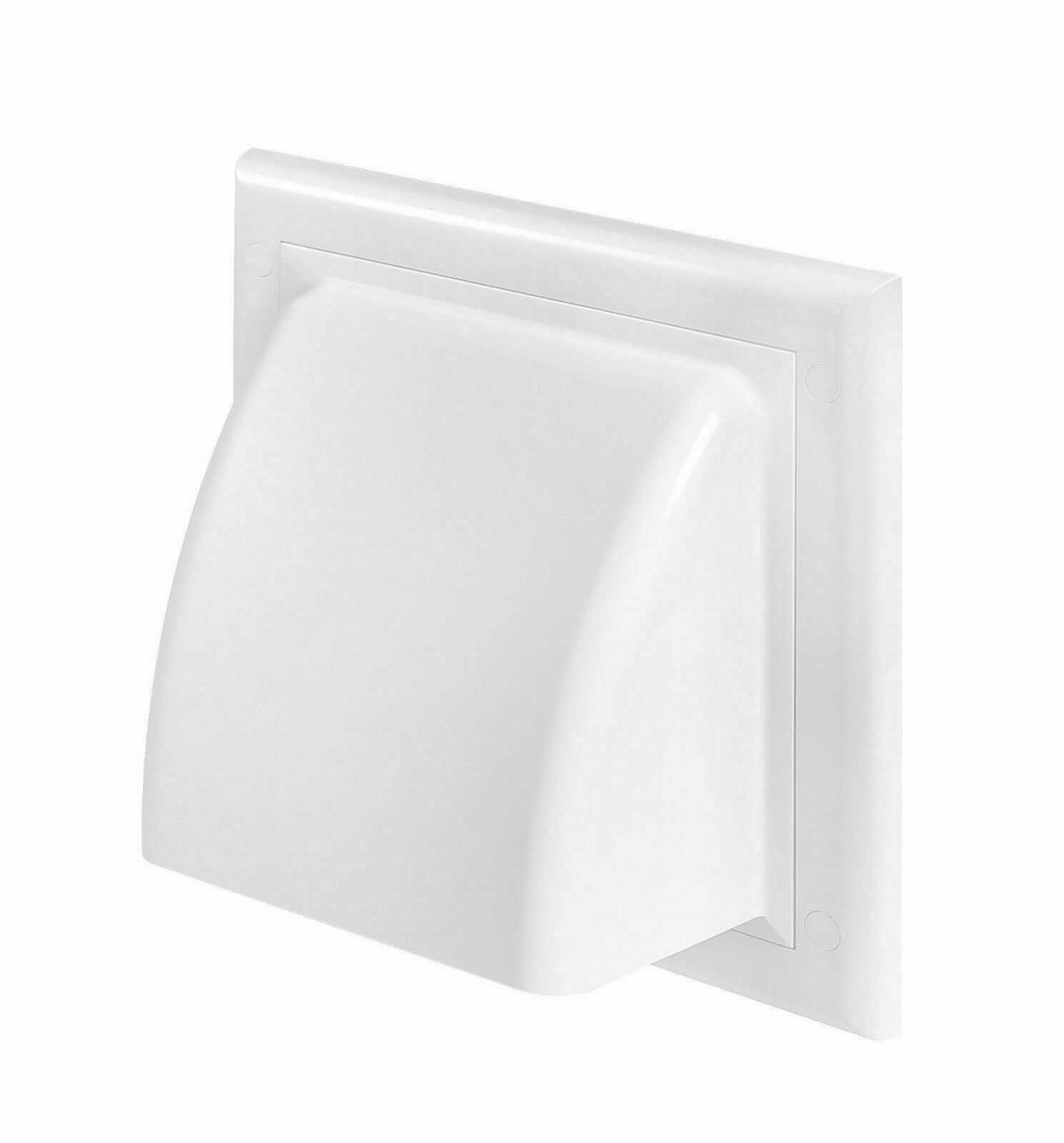 Cowled Gravity Flap Wall Outlet NonReturn Valve Cowl Duct Cover Air