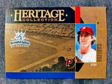 2005 Donruss Diamond Kings Steve Carlton Heritage Collection Insert Card