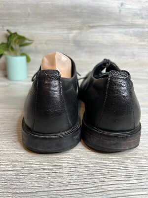 Cole Haan Beckett C06399 Black Leather Lace Up Oxford Dress Shoes