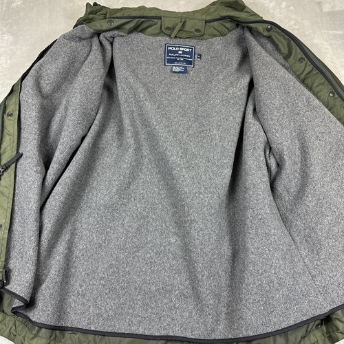 Ralph Lauren Polo Sport Jacket Men's XL Green 3 in 1 Rain Wind Resistant Hooded - Picture 7 of 10