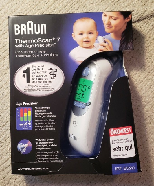 Braun ThermoScan 7 IRT6520 Baby Adult Professional Digital Ear Thermometer eBay
