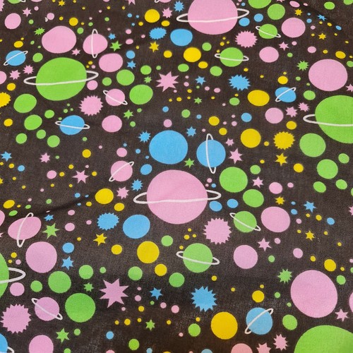 Galaxy Planeten Polycotton Material Kleid Handwerk Quilten Kostüm Stoff 44" Meter - Bild 21 von 24