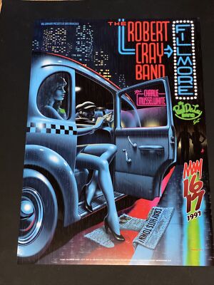 Robert Cray Band Charlie Musselwhite Original Concert Poster Fillmore 1997
