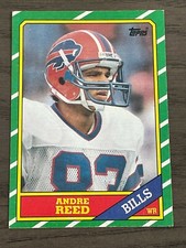 1986 Topps Andre Reed Rookie #388 Buffalo Bills