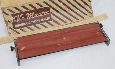 Vintage 1950s V MASTER Cigarette Maker w/ Original Box - Tobaccana