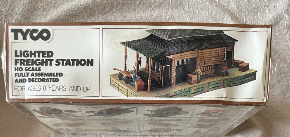 Vintage 1975 TYCO HO Scale Lighted Freight Station #906 NEW SEALED (19F) - Image 3 of 3