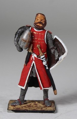Historical Miniature Heraldic Knight #6 Painted Russian EK Castings M222