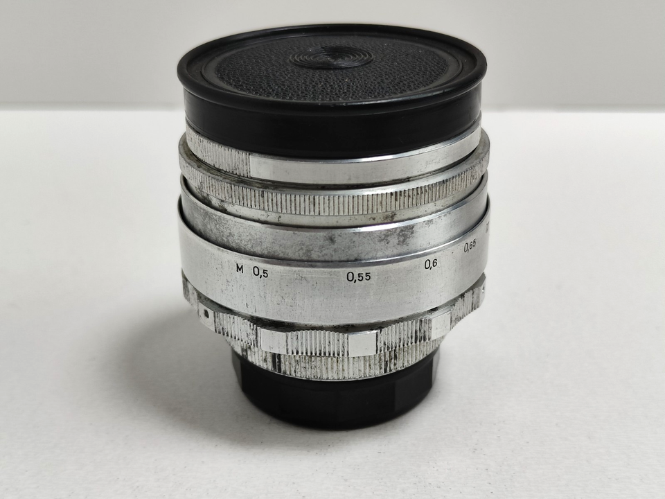 HELIOS 44 Russian KMZ SLR Lens M39 Silver White 13 blades | eBay