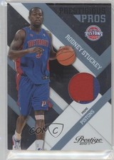 2010 Prestige Prestigious Pros Platinum Prime 17/25 Rodney Stuckey #18 Patch 0af
