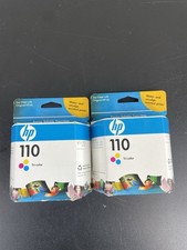 HP 110 Tri Color Ink Cartridge Lot Of 2 Boxes EXPIRED