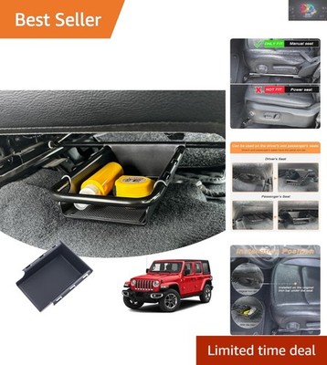 Patented Under Seat Storage Organizer for Jeep Wrangler JL/JLU & Gladiator JT