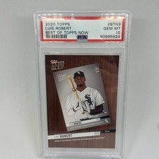 2020 Topps - PSA 10 Best of Topps Now Luis Robert #BTN-9 (RC)