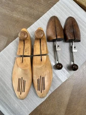 2 Wooden Vintage Shoe Keepers/Stretchers Rochester Shoe Tree Co. and Unbranded
