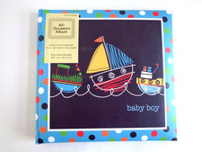 All-Occasion Recordable Photo Album Baby Boy Holds 10 Photos 4"x6" Format Gibson