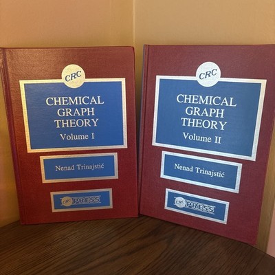 Chemical Graph Theory Volume 1 & 2 by Nenad Trinajstic  CRC Press HC VG