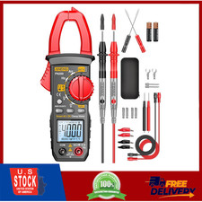 Digital Clamp Meter Multimeter AC/DC Voltage Current Ohm NCV Capacitance Backlig