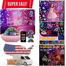 Unicorns Gifts for Girls Toys,Night Light for Kids,Remote Dimmable Timer Star
