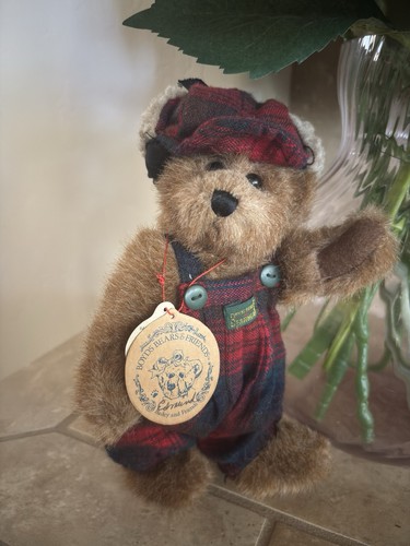 Boyds Bears Edmund #9175-08  Fall 1997 8” Plush BAILEY & Friends Red Plaid NWT - Picture 17 of 24