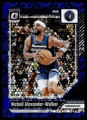 2024-25 Donruss Optic #4 Nickeil Alexander-Walker Fast Break Blue #/49