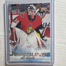 Upper Deck 2019-20 Young Guns Joey Daccord Ottawa Senators #477 RC